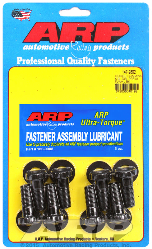 ~(1 lbs. 9X5X1)~ Dodge Cummins 5.9L DSL pre ft04 flywheel bolt kit