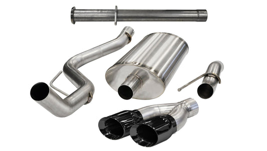 ~(49 lbs. 49X16X12)~ 3.0 Inch Cat-Back Xtreme Single Side Exit Exhaust 4.0 Inch Black Tips 11-14 Ford F150 Raptor 6.2L V8 144.0 Inch Wheelbase Stainless Steel