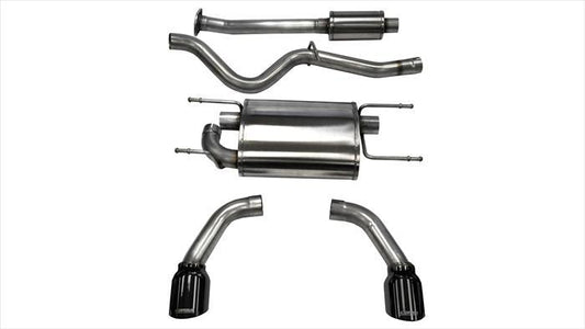 ~(52 lbs. 49X16X12)~ 2.5 Inch Cat-Back Sport Dual Rear Exhaust 4.5 Inch Black Tips 12-Pres Subaru BRZ/Toyota 86 12-16 Scion FR-S Coupe 2.0L Stainless Steel