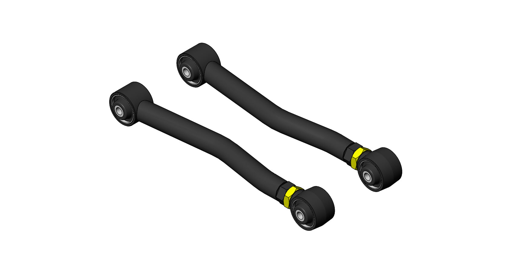 ~(14 lbs. 24X6X6)~ Jeep Wrangler Overland Plus Rear Upper Control Arms 07-18 and Up JK/JL Clayton Off Road