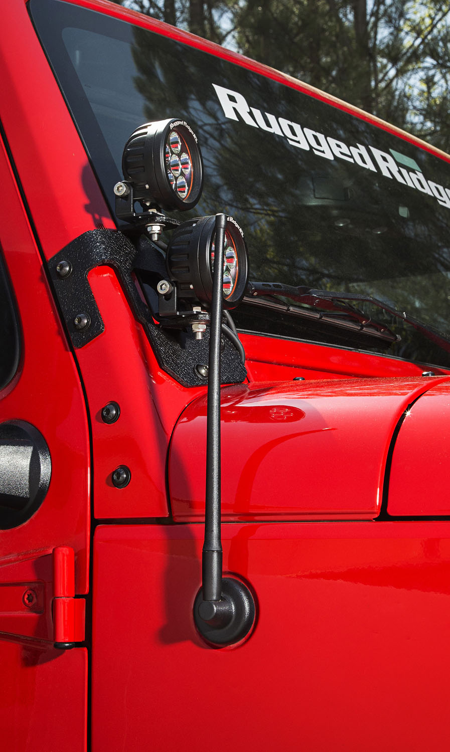 ~(0.1 lbs. 13X3X0)~ Antenna Reflex 13 inch 07-21 Jeep Wrangler   2020 Gladiator