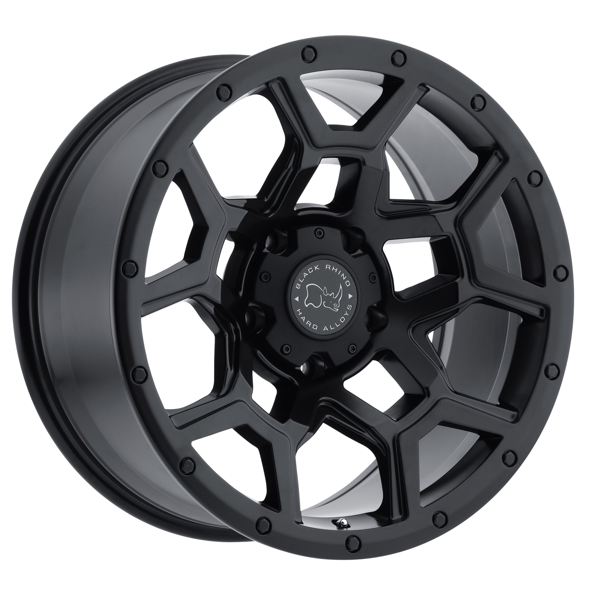 ***Discontinued***~(35 lbs. 19X19X11)~ BLACK RHINO OVERLAND 17x9.5 5/127 ET-18 CB71.6 MATTE BLACK
