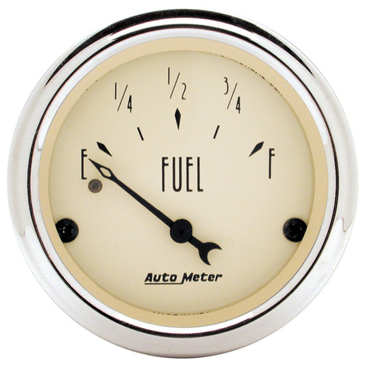 ~(0.5 lbs. 4X4X4)~ GAUGE FUEL LEVEL 2 1/16 IN 0 E TO 30 F ELEC ANTIQUE BEIGE