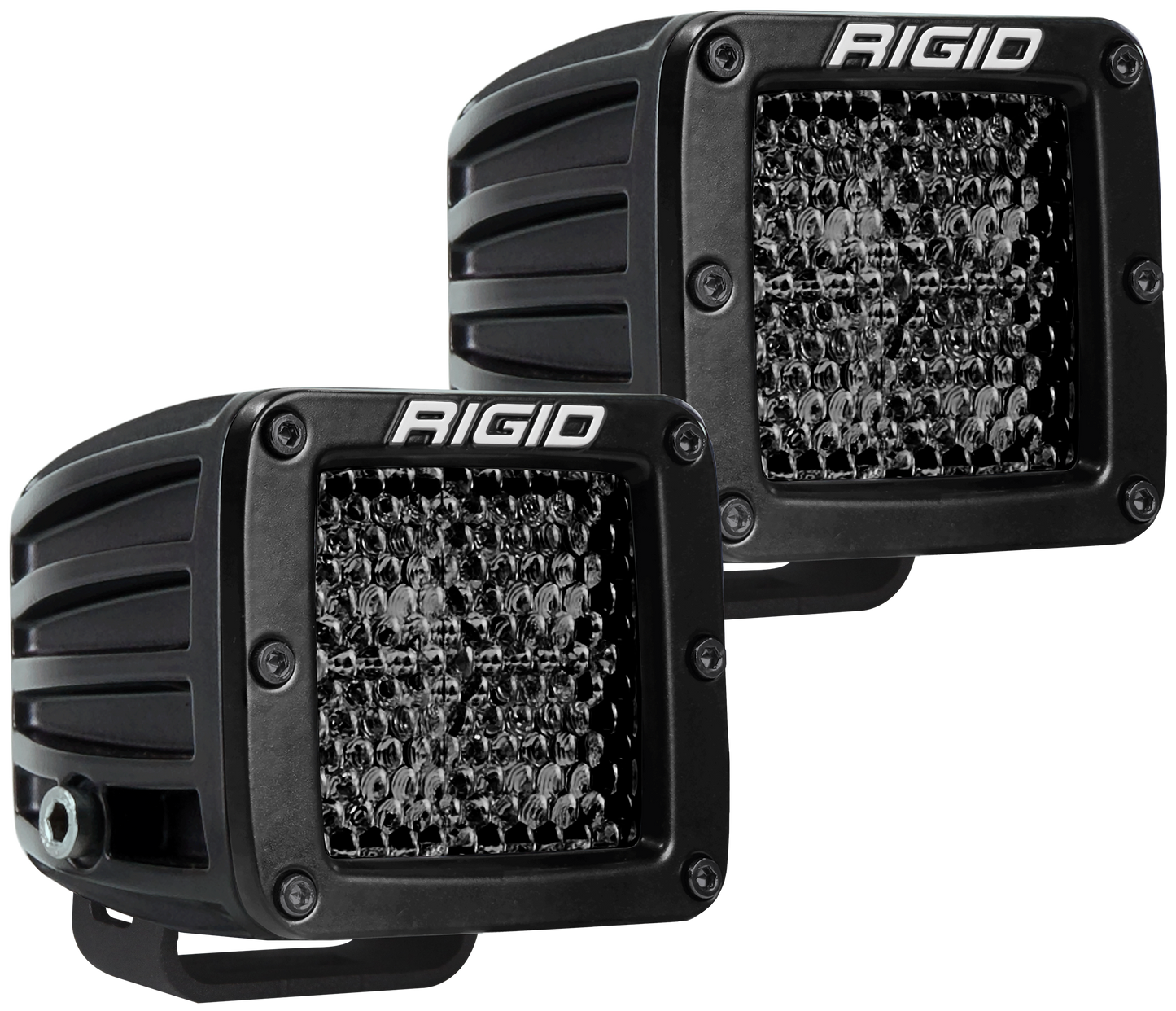 ~(4 lbs. 8X6X4)~ D-SERIES PRO SPOT DIFFUSED MIDNIGHT SURFACE MOUNT  PAIR