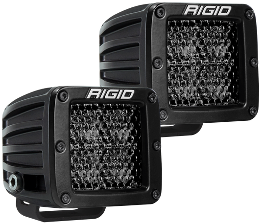 ~(4 lbs. 8X6X4)~ D-SERIES PRO SPOT DIFFUSED MIDNIGHT SURFACE MOUNT  PAIR