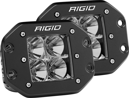 ~(4 lbs. 8X8X6)~ D-SERIES PRO FLOOD FLUSH MOUNT PAIR