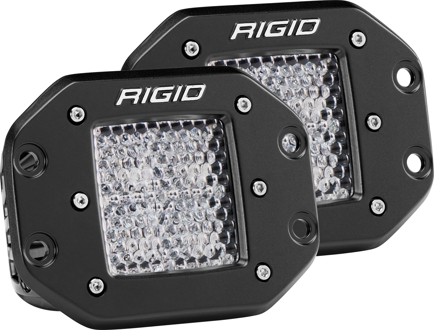 ~(4 lbs. 8X6X4)~ D-SERIES PRO DIFFUSED FLUSH MOUNT PAIR