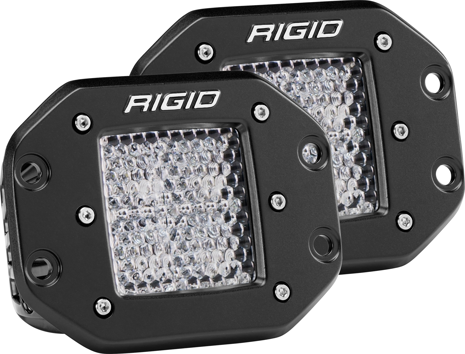 ~(4 lbs. 8X6X4)~ D-SERIES PRO DIFFUSED FLUSH MOUNT PAIR