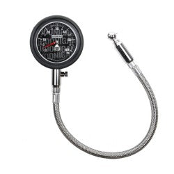 ~(1.4 lbs. 10X5X2)~ GAUGE TIRE PRESSURE 0-60PSI HOONIGAN ANALOG