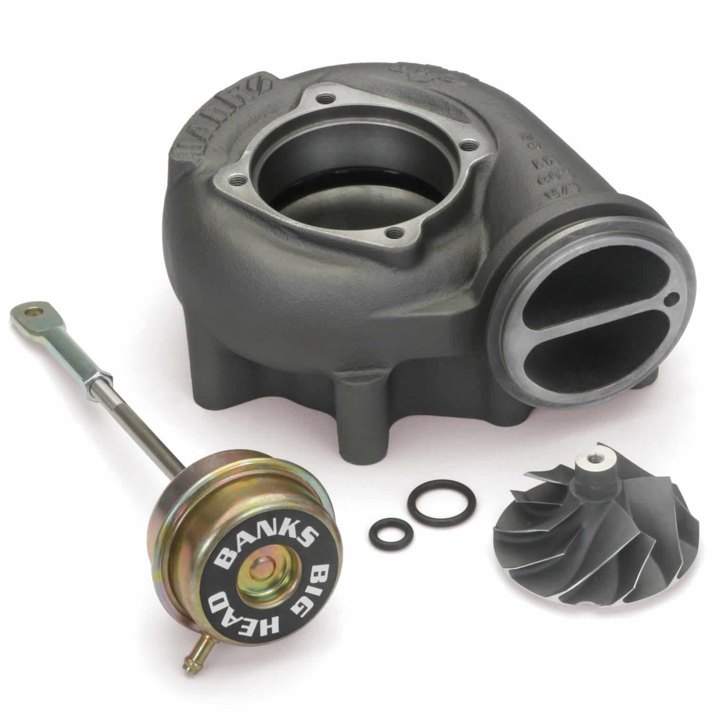 ~(18 lbs. 15X11X9)~ Turbo Upgrade Kit - Big-Head Comp Wheel Quick Turbo - 1999.5- 2003 Ford 7.3L