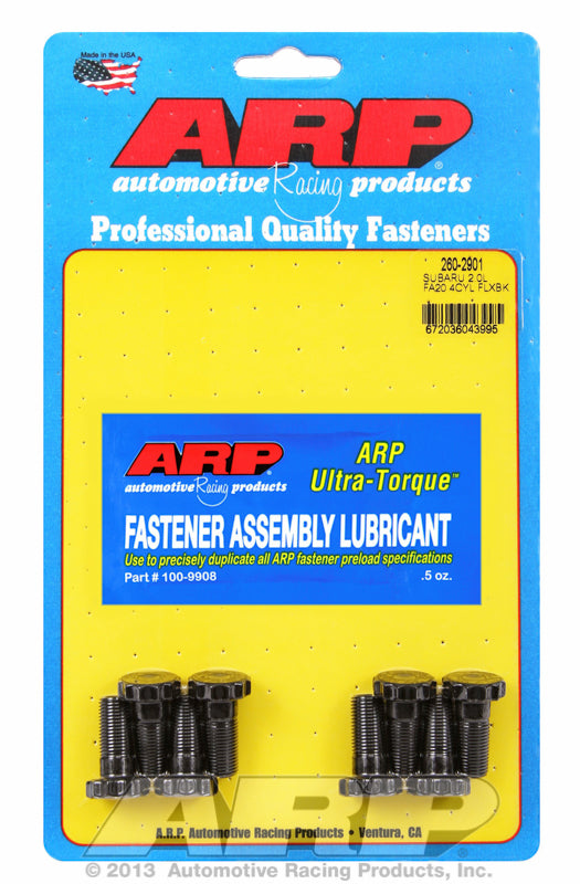 ~(0.5 lbs. 10X6X1)~ Subaru 2.0L FA20 flexplate bolt kit