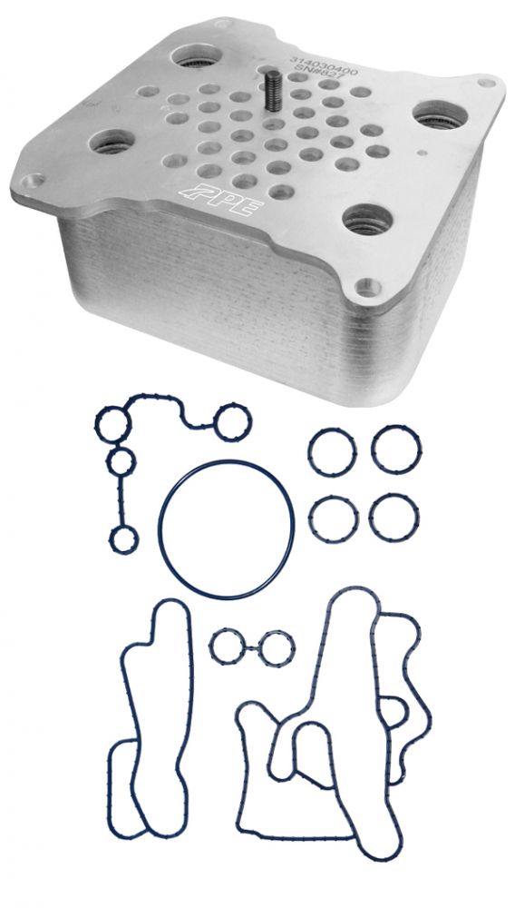 Oil Cooler w  Gasket Kit Ford 6.4L 07.5-10