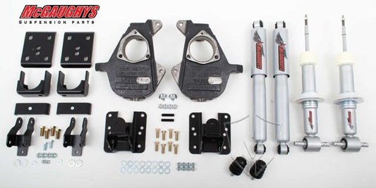 ~(101 lbs. 24X18X15)~ 07-13 GM TRUCK (1/2TON 2WD) 3/5 OR 4/6 SPINDLES(/ADJUSTABLE FRONT STRUTS) REAR SHOCKSFLIP KIT ADJ. REAR HANGERSREAR SHOCK EXTENDERS
