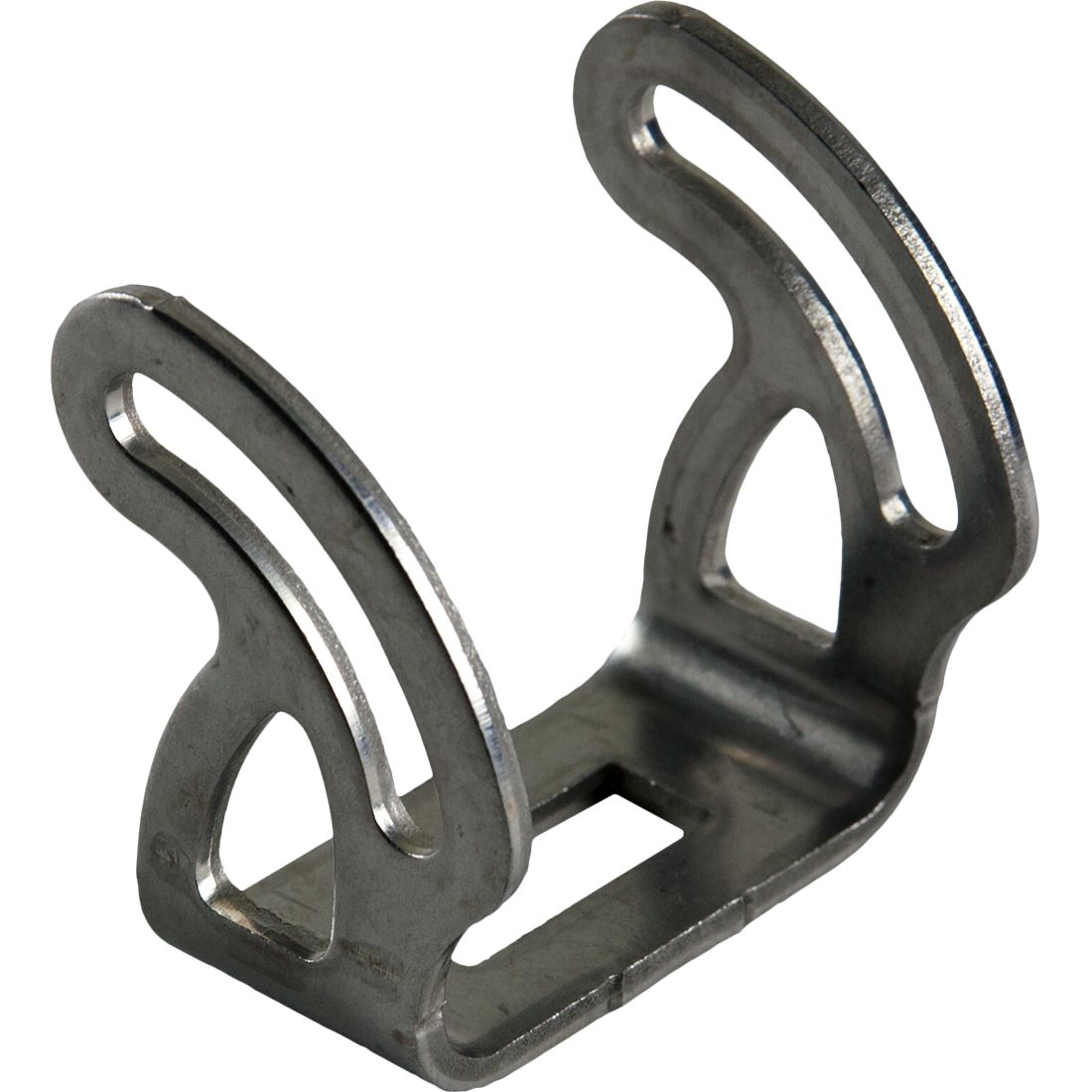 ~(0.2 lbs. 6X1X1)~ D-SERIES BRACKET WITH HARDWARE STAINLESS