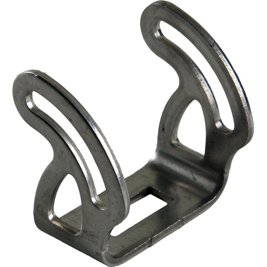 ~(0.2 lbs. 6X1X1)~ D-SERIES BRACKET WITH HARDWARE STAINLESS