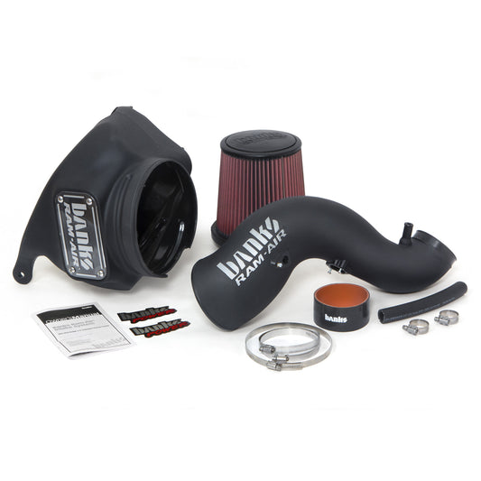 ~(28 lbs. 24X23X12)~ Ram-Air Intake System With Big-Ass Filter - 2013-2018 Ram Cummins 6.7 Oiled