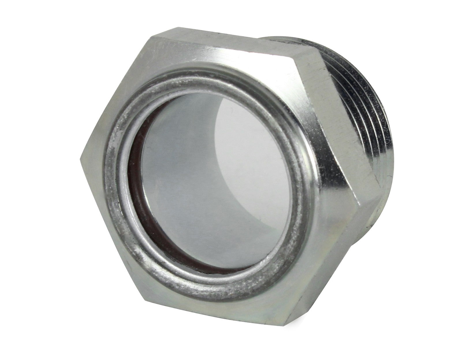 ~(1 lbs. 6X6X6)~ Differential Cover Oil Level Sight Glass 1 IN x 11.5 NPTF