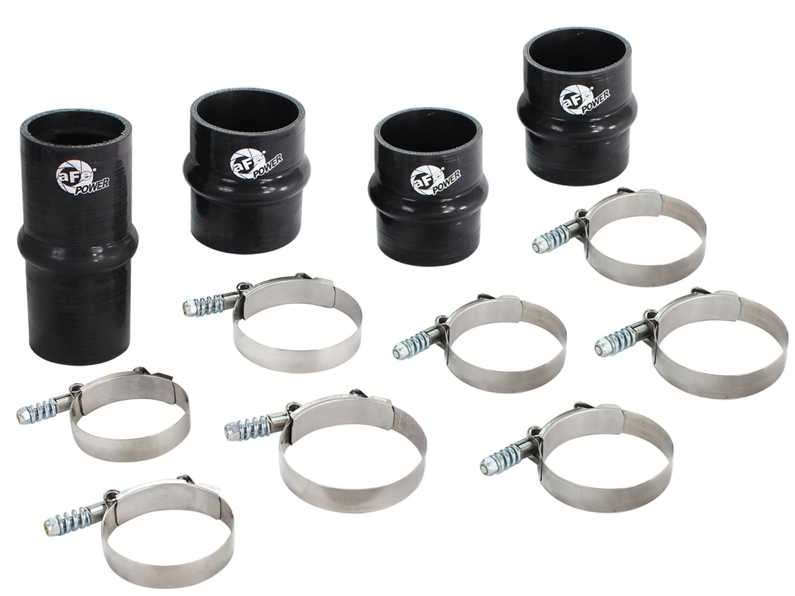 ~(2 lbs. 8X8X8)~ BladeRunner Intercooler Couplings and Clamps Kit; aFe and Factory Replacement Dodge Diesel Trucks 03-07 L6-5.9L (td)