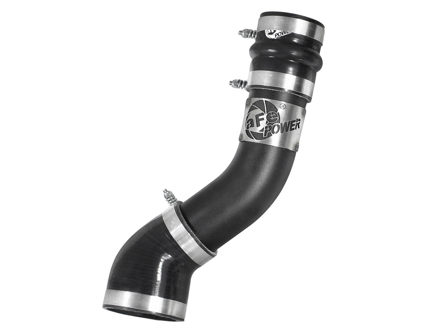 ~(6 lbs. 17X13X13)~ BladeRunner 3 IN Aluminum Hot Charge Pipe Black Dodge Diesel Trucks 94-02 L6-5.9L (td)