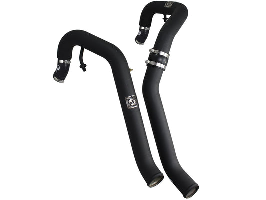 ~(14 lbs. 32X14X11)~ BladeRunner 2-1/2 IN Aluminum Hot Charge Pipe Black Ford F-150 11-14 V6-3.5L (tt)
