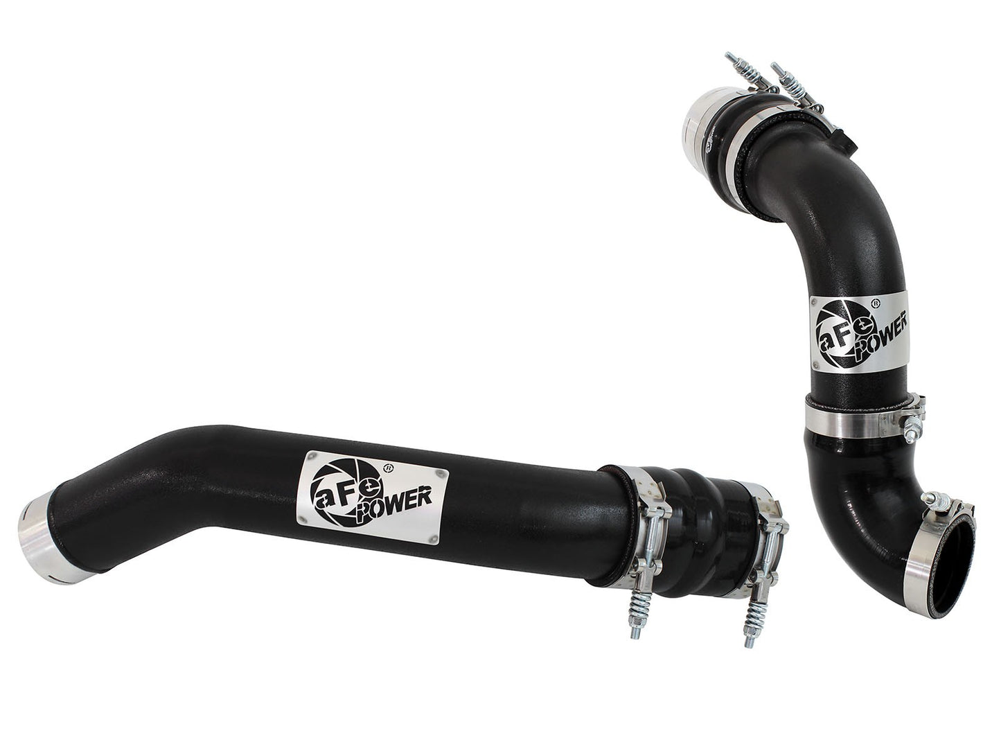 ~(13 lbs. 17X13X13)~ BladeRunner 3 IN Aluminum Hot and Cold Charge Pipe Kit Black Ford Diesel Trucks 11-16 V8-6.7L (td)