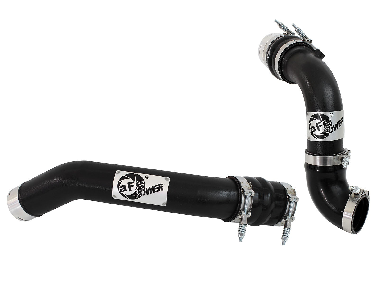 ~(13 lbs. 17X13X13)~ BladeRunner 3 IN Aluminum Hot and Cold Charge Pipe Kit Black Ford Diesel Trucks 11-16 V8-6.7L (td)