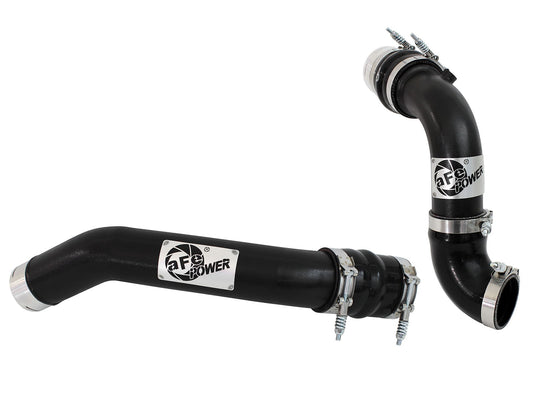 ~(13 lbs. 17X13X13)~ BladeRunner 3 IN Aluminum Hot and Cold Charge Pipe Kit Black Ford Diesel Trucks 11-16 V8-6.7L (td)