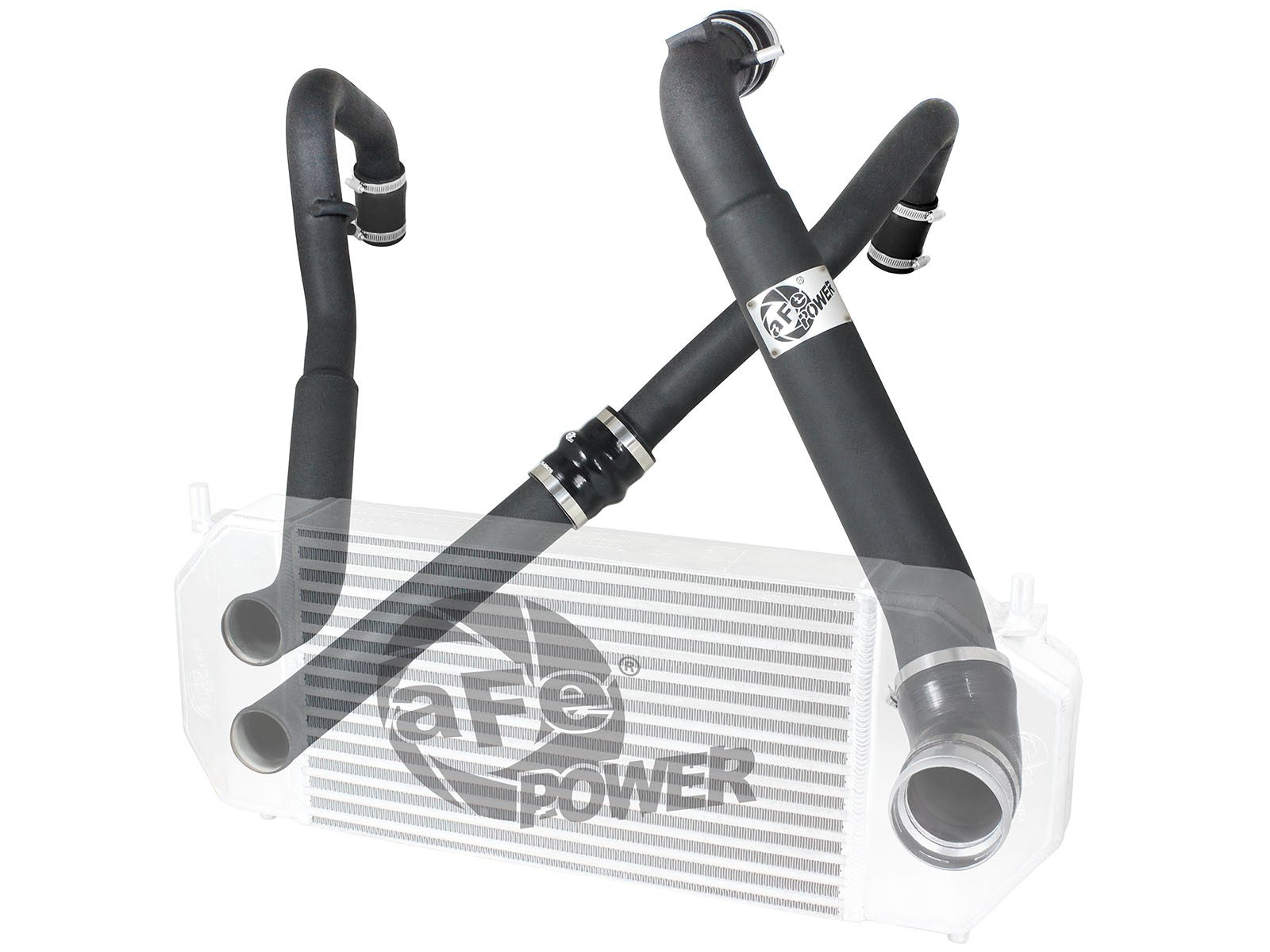 ~(14 lbs. 35X15X11)~ BladeRunner Aluminum Hot and Cold Charge Pipe Kit Black Ford F-150 15-19 V6-2.7L (tt)
