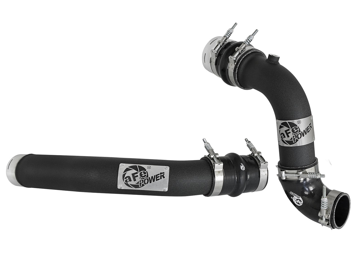 ~(11 lbs. 18X13X13)~ BladeRunner 3 IN Aluminum Hot and Cold Charge Pipe Kit Black Ford Diesel Trucks 17-19 V8-6.7L (td)