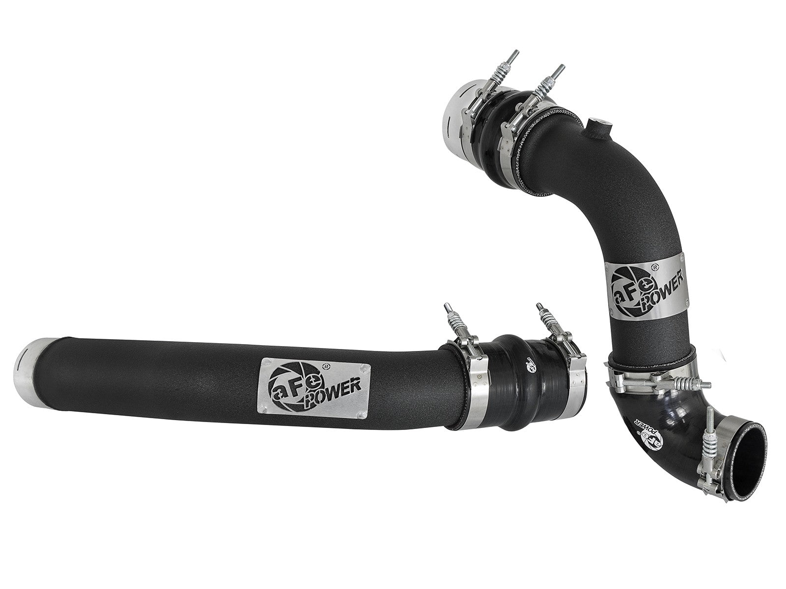 ~(11 lbs. 18X13X13)~ BladeRunner 3 IN Aluminum Hot and Cold Charge Pipe Kit Black Ford Diesel Trucks 17-19 V8-6.7L (td)