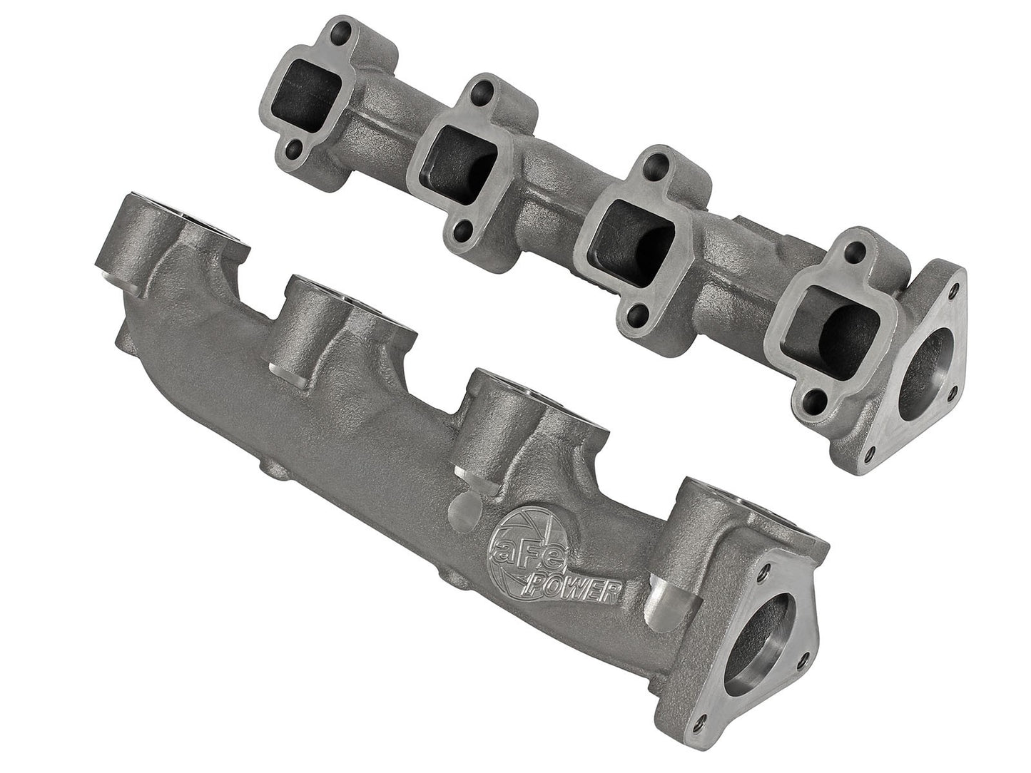~(26 lbs. 26X13X8)~ BladeRunner Ported Ductile Iron Exhaust Manifold GM Diesel Trucks 01-16 V8-6.6L (td) LLY LBZ LMM LML