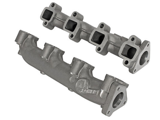~(26 lbs. 26X13X8)~ BladeRunner Ported Ductile Iron Exhaust Manifold GM Diesel Trucks 01-16 V8-6.6L (td) LLY LBZ LMM LML