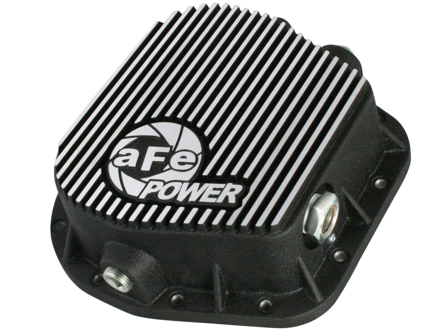 ~(13 lbs. 15X15X6)~ Pro Series Rear Differential Cover Black w/ Machined Fins (9.75-12 Bolt Axle) Ford F-150 97-19