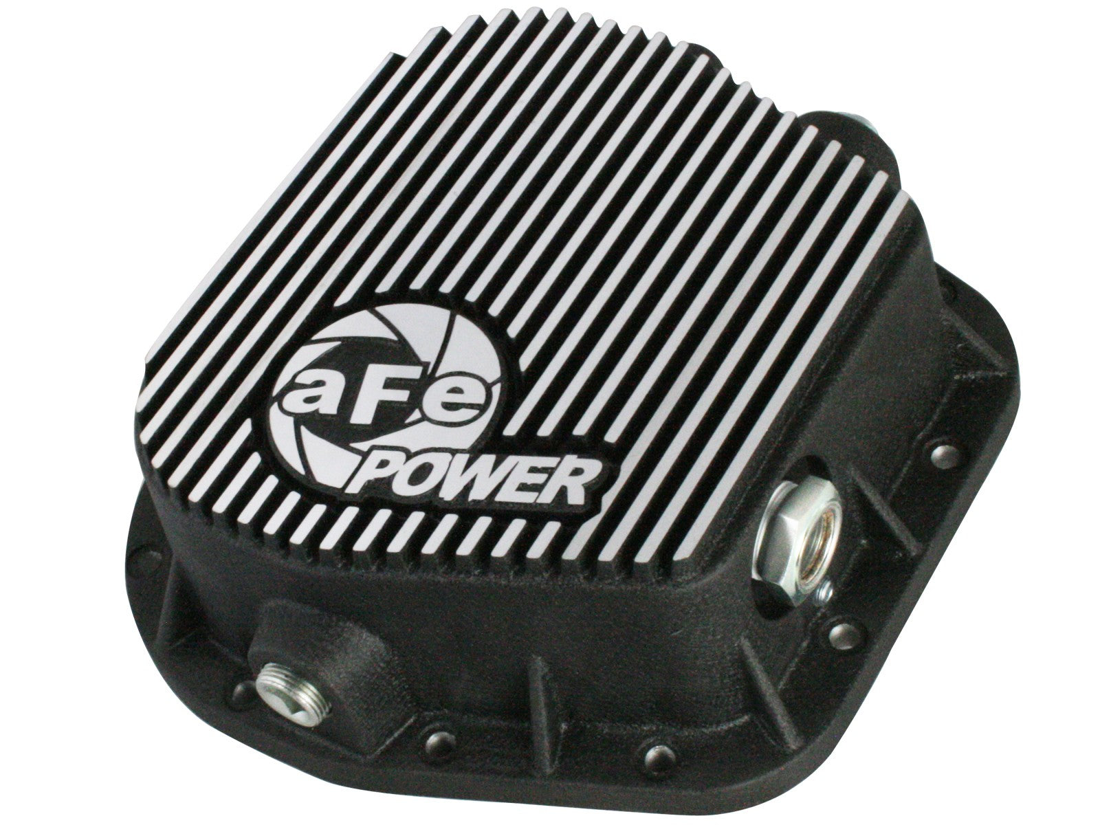 ~(13 lbs. 15X15X6)~ Pro Series Rear Differential Cover Black w/ Machined Fins (9.75-12 Bolt Axle) Ford F-150 97-19