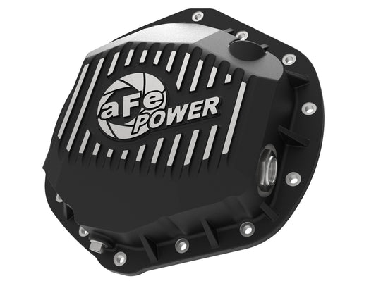 ~(6 lbs. 14X14X4)~ Pro Series Rear Differential Cover Black w/ Machined Fins Dodge Trucks 2500/3500 03-18