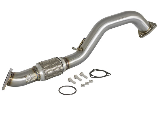 ~(12 lbs. 36X10X10)~ Twisted Steel 2-1/2 IN 304 Stainless Steel Race Series Mid-Pipe  Honda Civic / Civic Si 16-20 L4-1.5L (t)