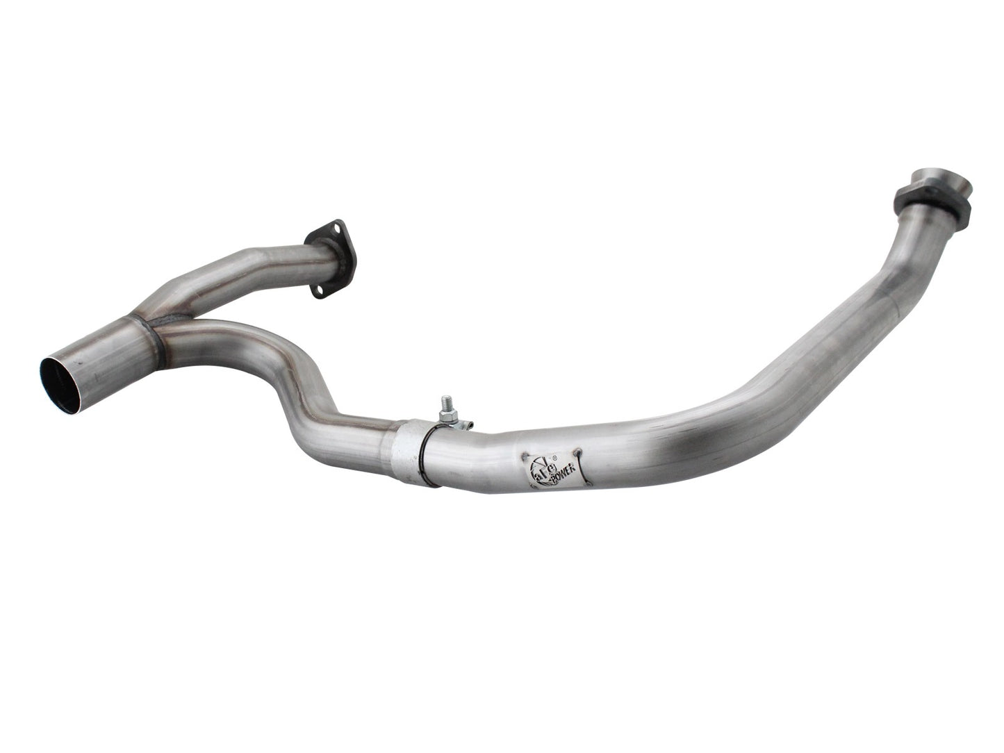 ~(12 lbs. 29X17X7)~ Twisted Steel 2 IN to 2-1/2 IN 409 Stainless Steel Street Series Y-Pipe Jeep Wrangler (JK) 12-18 V6-3.6L