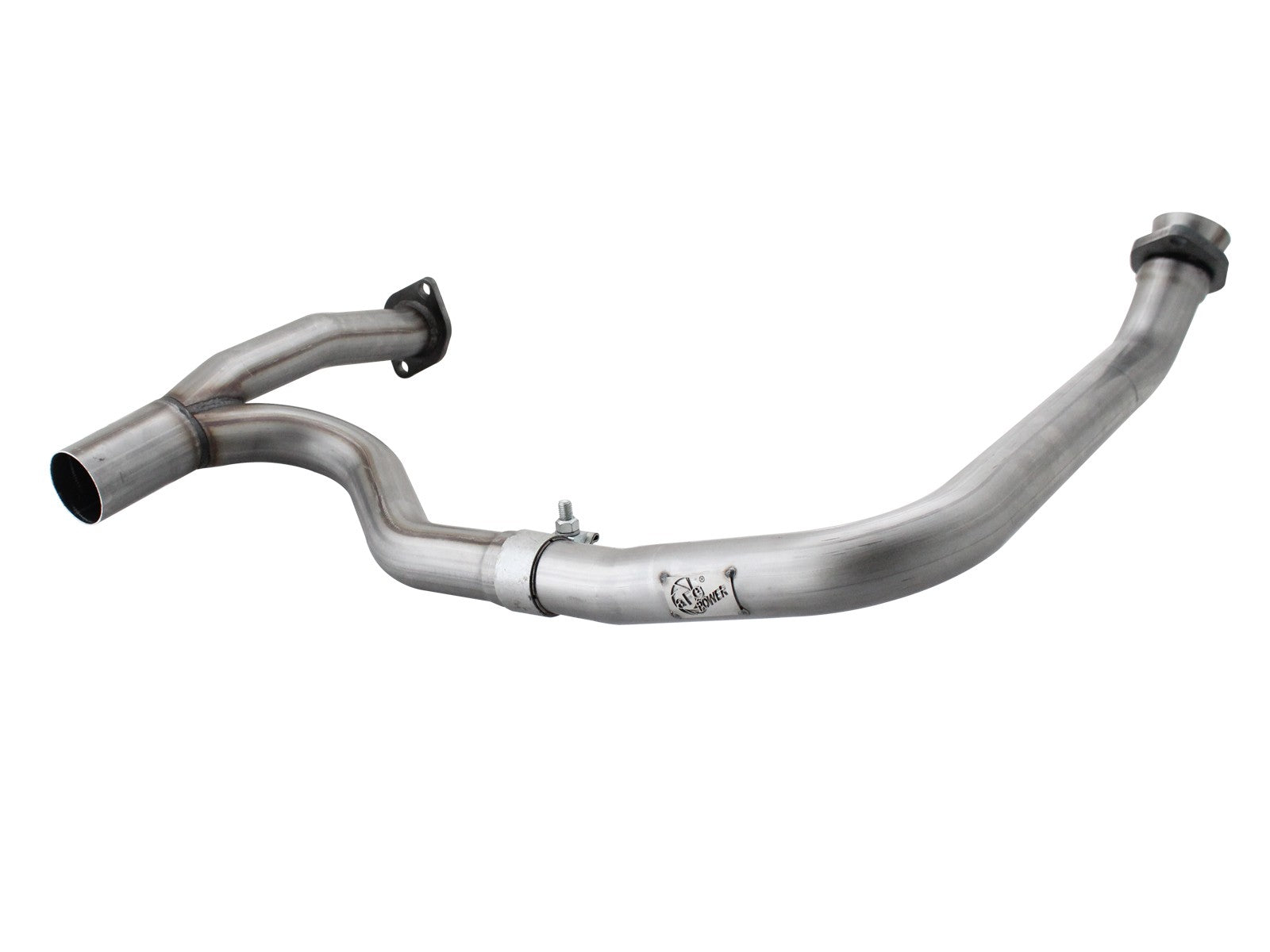 ~(12 lbs. 29X17X7)~ Twisted Steel 2 IN to 2-1/2 IN 409 Stainless Steel Street Series Y-Pipe Jeep Wrangler (JK) 12-18 V6-3.6L