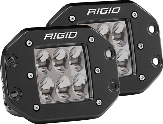 ~(4 lbs. 8X6X6)~ D-SERIES PRO DRIVING FLUSH MOUNT PAIR