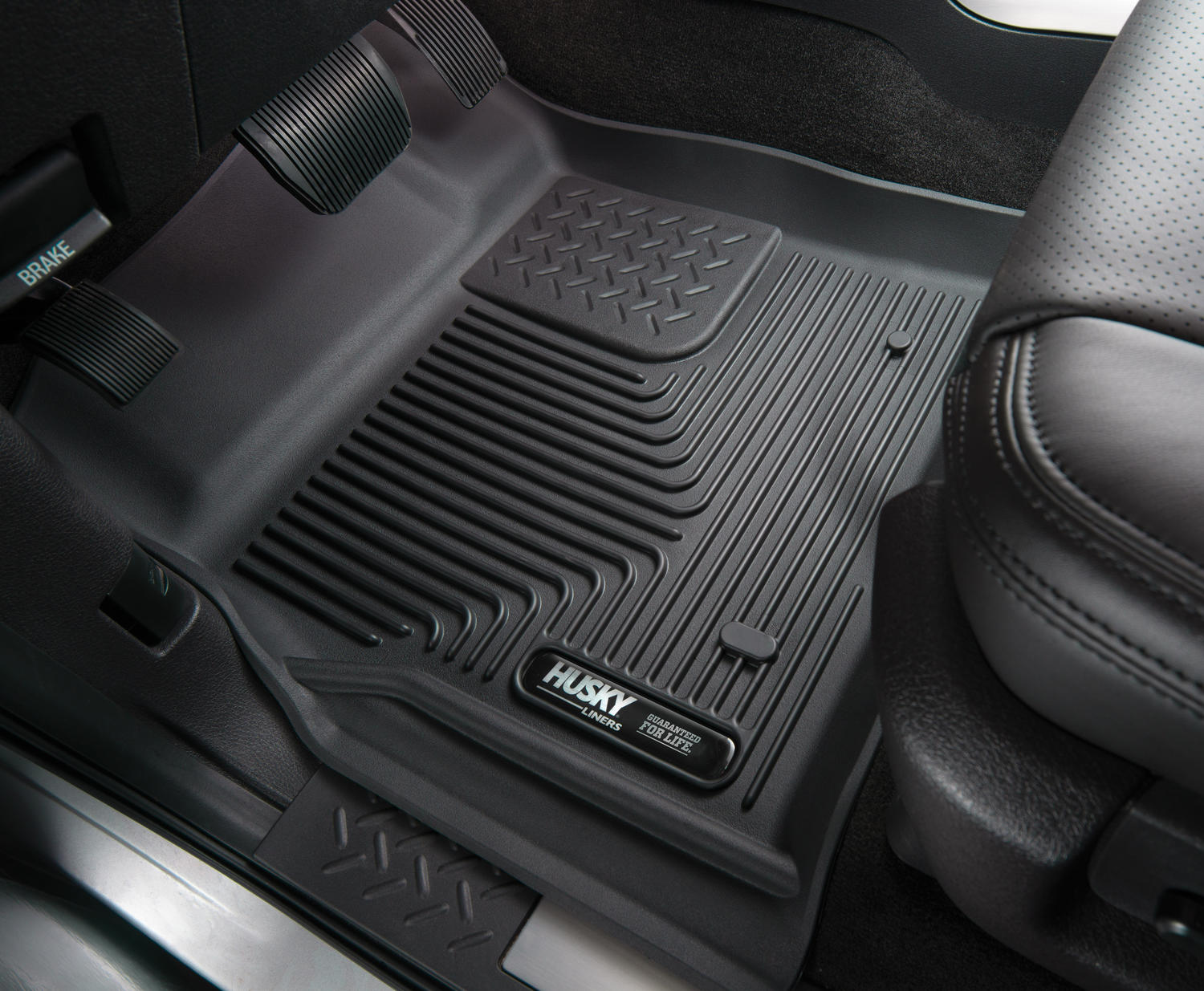 ~(20.6 lbs. 37X32X7)~ X-act Contour SeriesFront AND 2nd Seat Floor LinersTPE - Thermoplastic ElastomerBlack