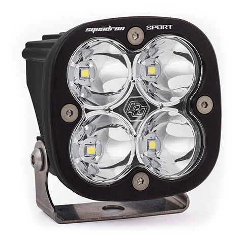~(3 lbs. 8X8X8)~ LED Light Pod Work/Scene Pattern Clear Black Squadron Sport Baja Designs