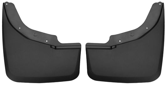 ~(4.7 lbs. 25X20X4)~ Custom Mud GuardsDually Rear Mud GuardsTPO - Thermoplastic OlefinBlack