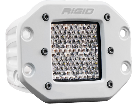 ~(3 lbs. 6X6X5)~ WHITE D-SERIES PRO DIFFUSED FLUSH MOUNT