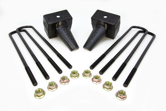 RLS - 5   Tapered Rear Block Kit for 1 Piece Drive Shaft  16.5   U-Bolts Fits Ford F250 F350 F450 2011-2016
