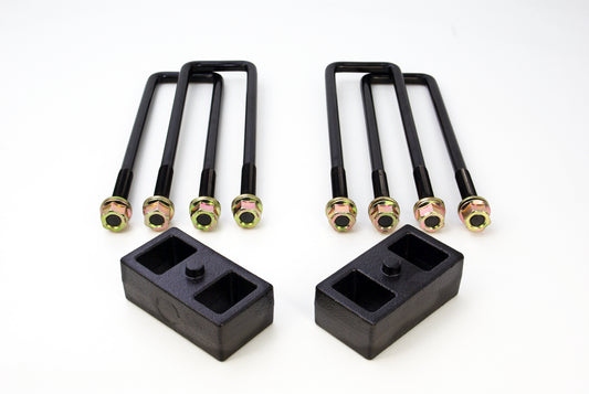 RLS - 2   Rear Block Kit for use with Factory Top Overloads Fits Chevrolet GMC 2500 3500HD 2011-2018