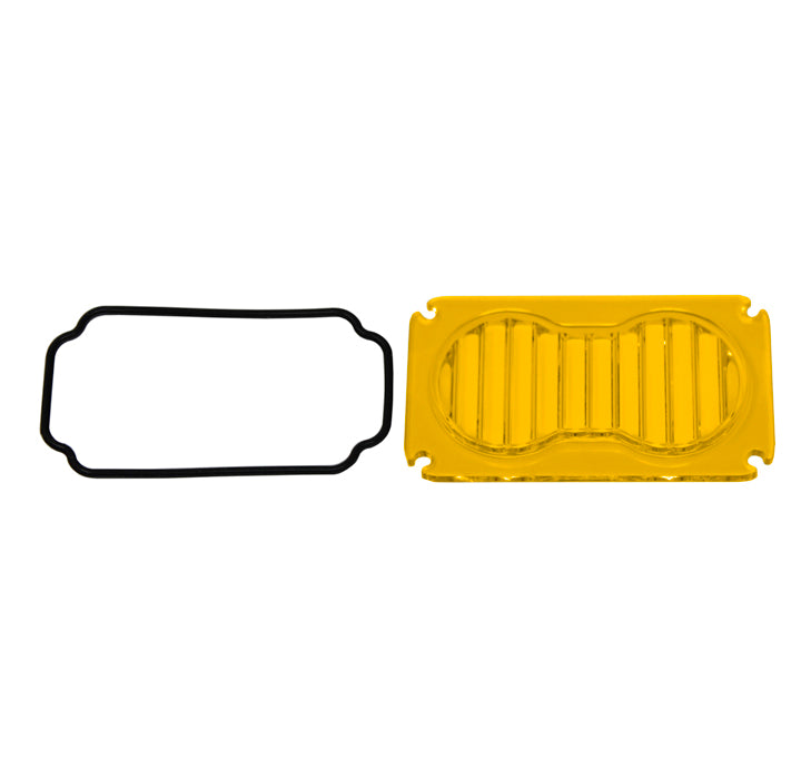 ~(1 lbs. 5X5X5)~ S2 Amber Wide Cornering Lens Kit Baja Designs