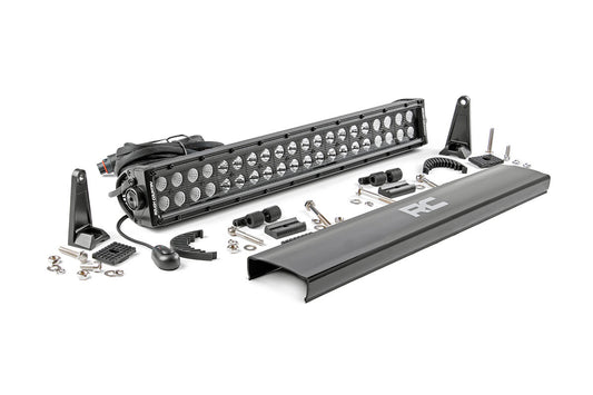 ~(9.4 lbs. 24X6X5)~ 20-inch Cree LED Light Bar - (Dual Row  Black Series)