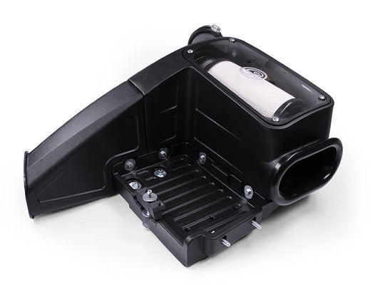~(18.6 lbs. 24X15X14)~ Cold Air Intake For 98-03 Ford F250 F350 F450 F550 V8-7.3L Powerstroke Dry Extendable White S B