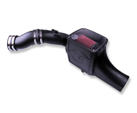 ~(15.1 lbs. 24X15X14)~ Cold Air Intake For 03-07 Ford F250 F350 F450 F550 V8-6.0L Powerstroke Cotton Cleanable Red S B