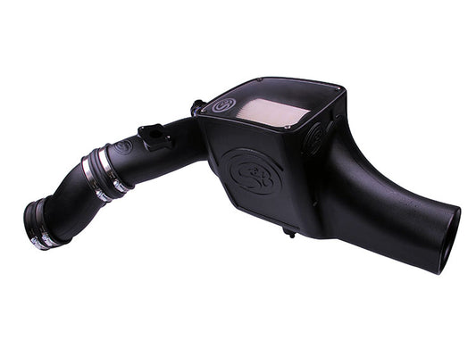 ~(13.4 lbs. 24X15X14)~ Cold Air Intake For 03-07 Ford F250 F350 F450 F550 V8-6.0L Powerstroke Dry Extendable White S B